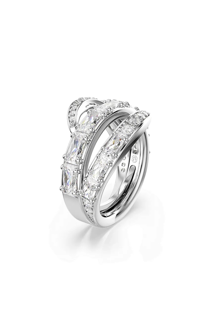 Аксесоари Swarovski пръстен дамски кристал Swarovski VIENNA 5762204 сребърен