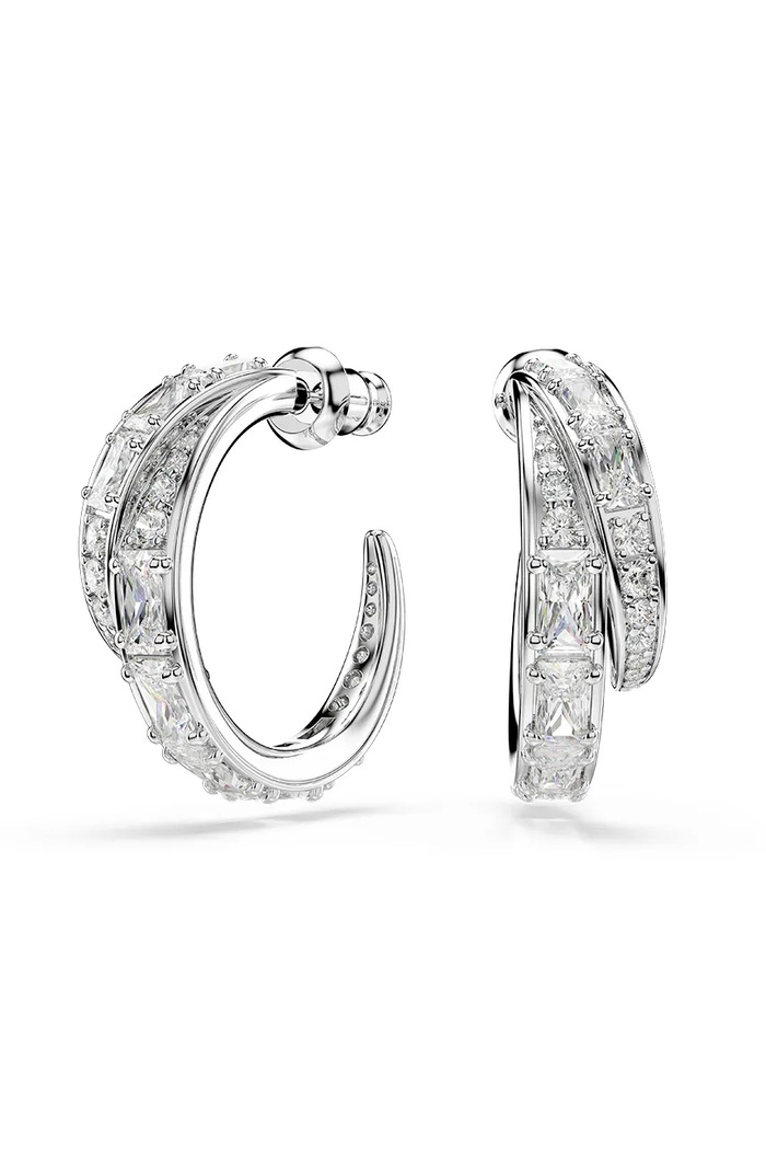 Swarovski σκουλαρίκια Γυναικεία μεταλλικά ζιργκόν VIENNA ασημί 5749069