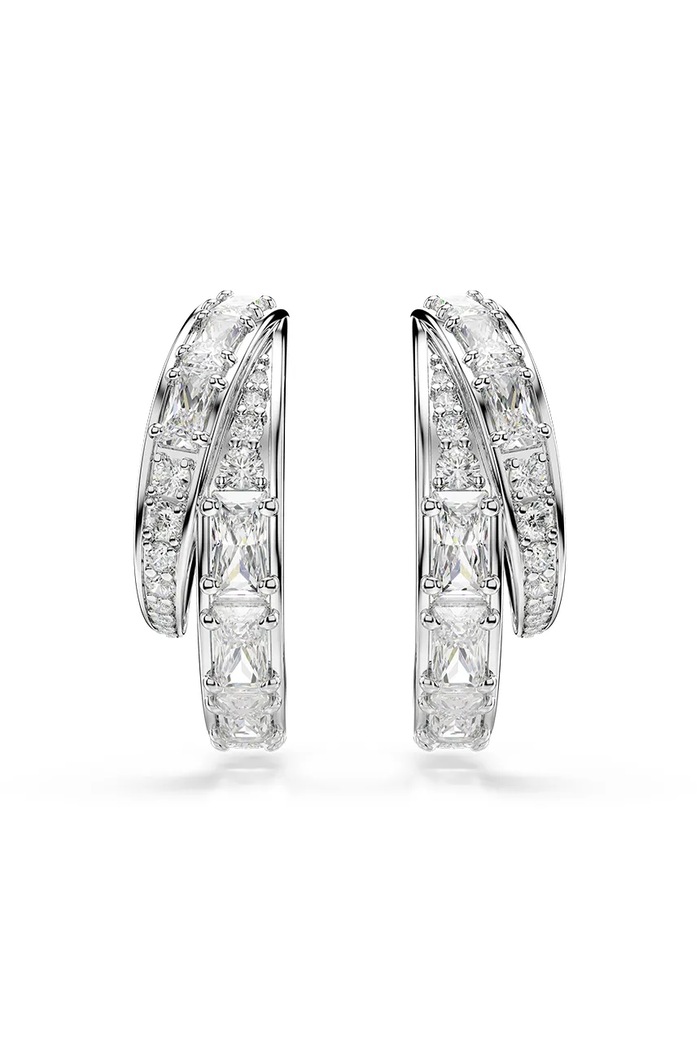 Swarovski σκουλαρίκια Γυναικεία μεταλλικά ζιργκόν VIENNA 5749069 ασημί AW26