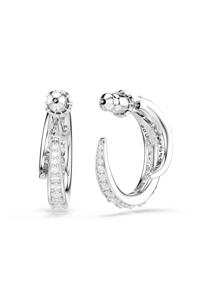 Αξεσουάρ Swarovski σκουλαρίκια Γυναικεία μεταλλικά ζιργκόν VIENNA 5749069 ασημί