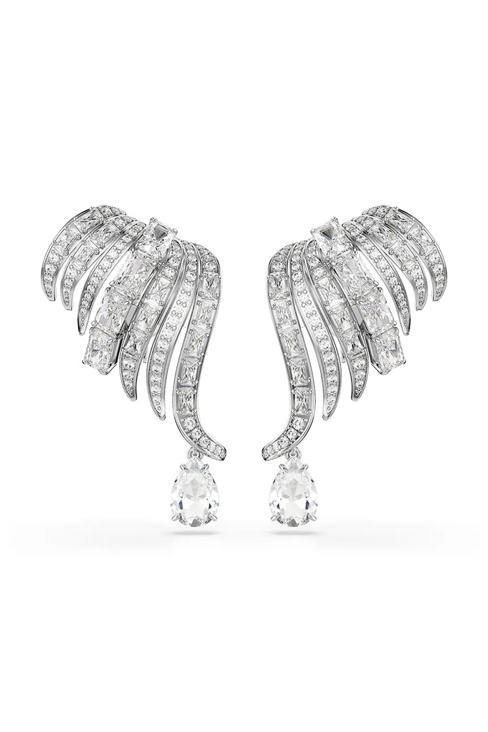 Swarovski κλιπς γυναικείο μεταλλικό ζιργκόν VIENNA ασημί 5755961