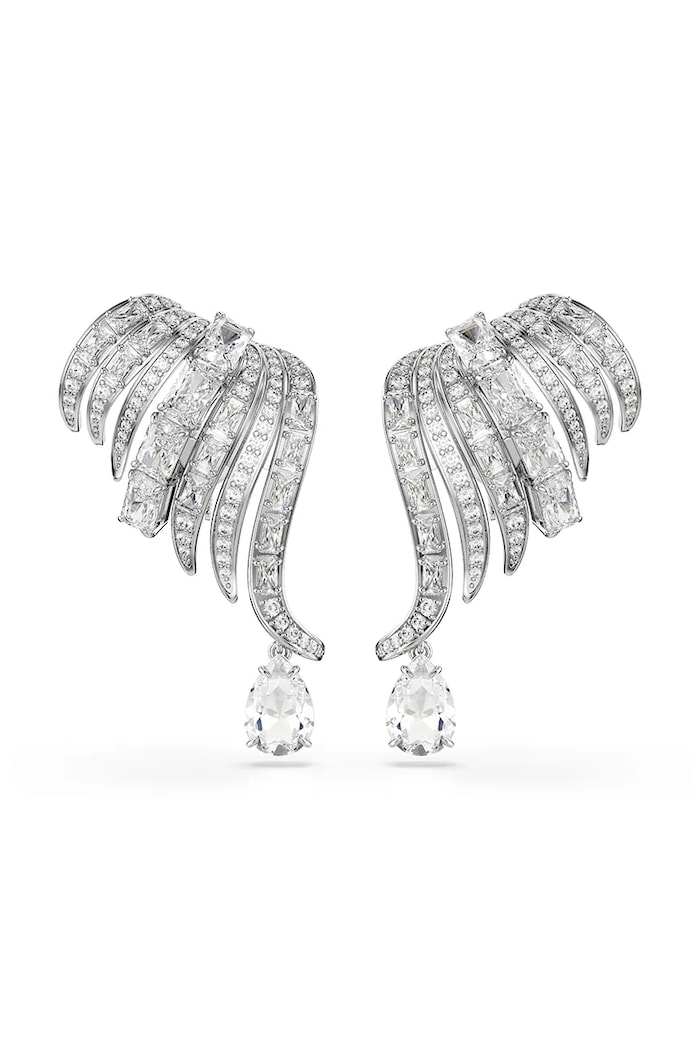 Swarovski κλιπς γυναικείο μεταλλικό ζιργκόν VIENNA ασημί 5755961