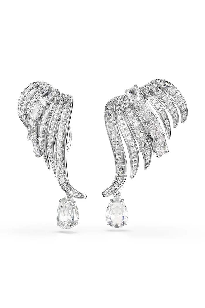 Swarovski κλιπς γυναικείο μεταλλικό ζιργκόν VIENNA 5755961 ασημί AW26