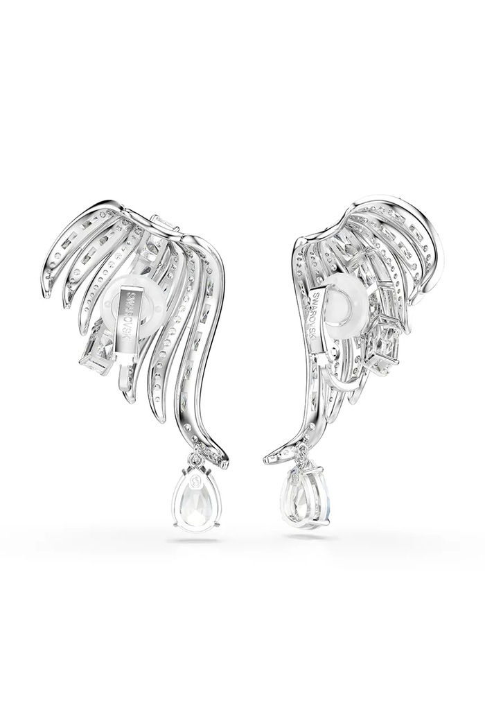 Αξεσουάρ Swarovski κλιπς γυναικείο μεταλλικό ζιργκόν VIENNA 5755961 ασημί