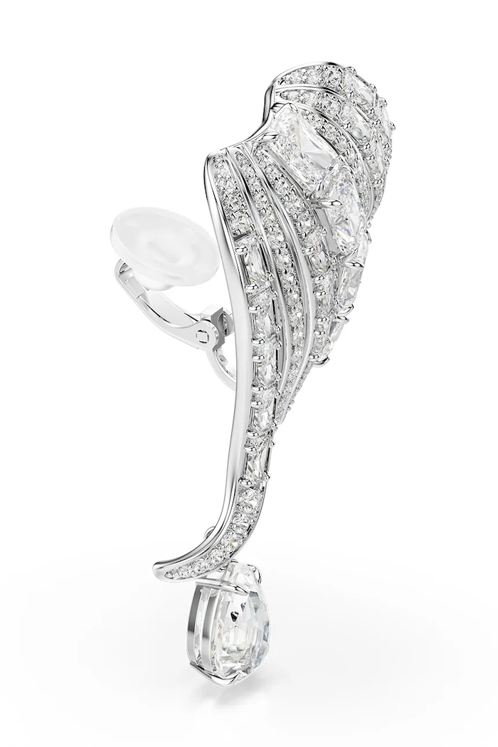 Swarovski κλιπς γυναικείο μεταλλικό ζιργκόν VIENNA ασημί 5755961