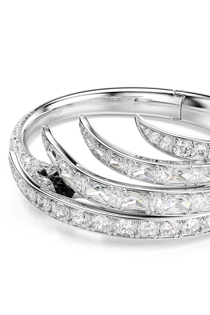 Swarovski βραχιόλι γυναικείο μεταλλικό ζιργκόν VIENNA 5749066 ασημί AW26