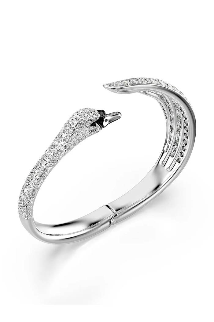 Αξεσουάρ Swarovski βραχιόλι γυναικείο μεταλλικό ζιργκόν VIENNA 5749066 ασημί