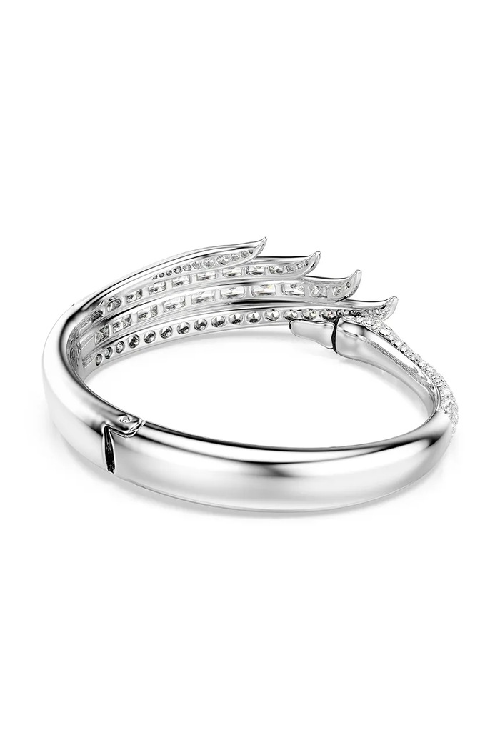 Swarovski βραχιόλι γυναικείο μεταλλικό ζιργκόν VIENNA ασημί 5749066
