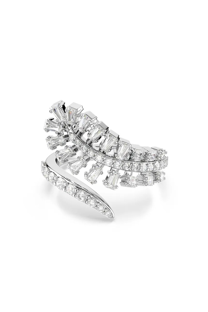 Swarovski δαχτυλίδι γυναικείο μεταλλικό ζιργκόν VIENNA ασημί 5757839