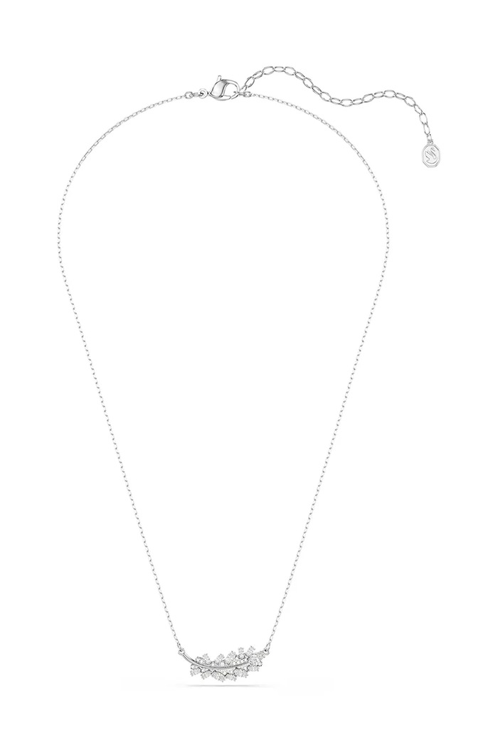 Swarovski κολιέ γυναικείο μεταλλικό ζιργκόν VIENNA 5756111 ασημί AW26