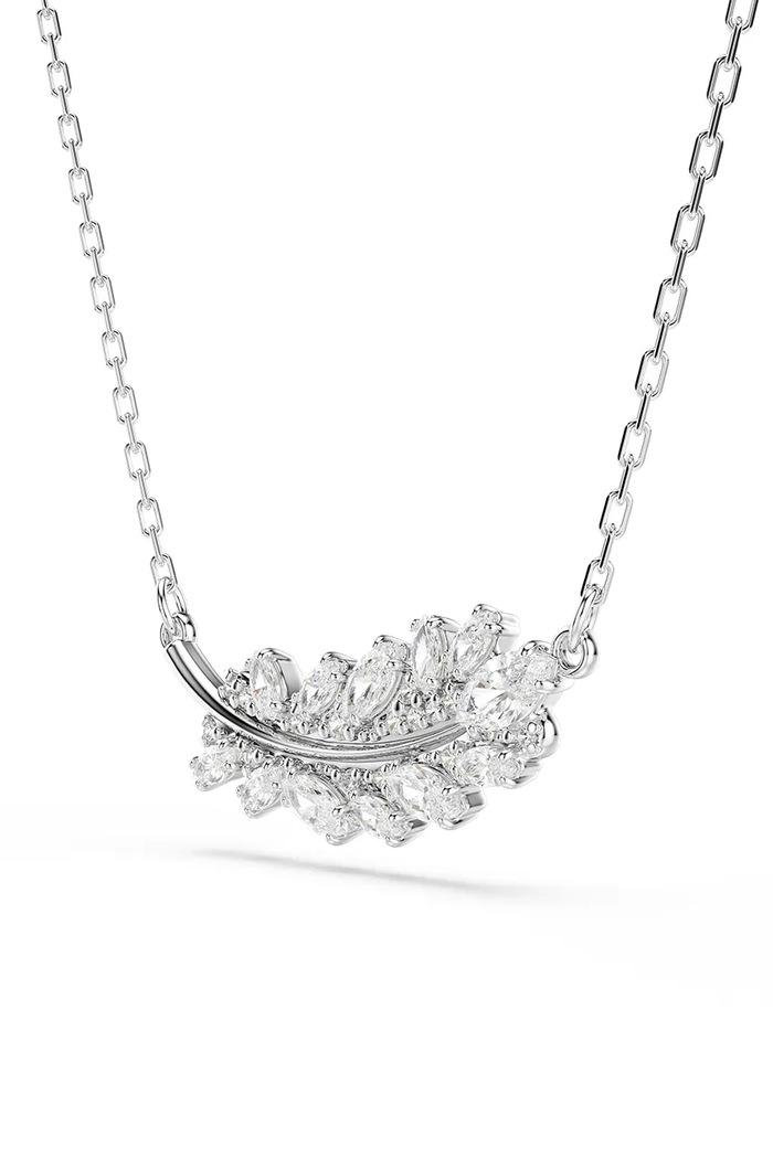 Αξεσουάρ Swarovski κολιέ γυναικείο μεταλλικό ζιργκόν VIENNA 5756111 ασημί
