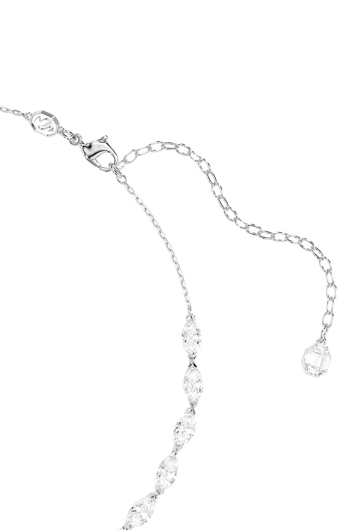Αξεσουάρ Swarovski κολιέ γυναικείο μεταλλικό ζιργκόν VIENNA 5749265 ασημί