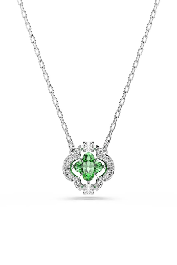 Swarovski κολιέ γυναικείο ζιργκόν UNA ασημί 5757785