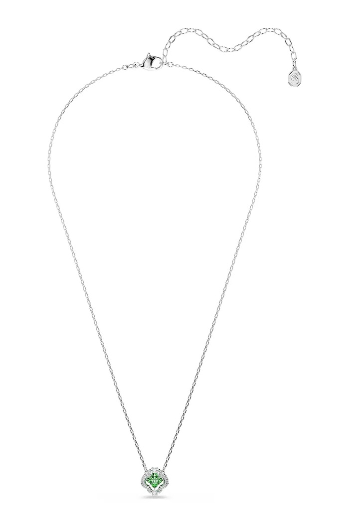 Swarovski κολιέ γυναικείο ζιργκόν UNA 5757785 ασημί AW26