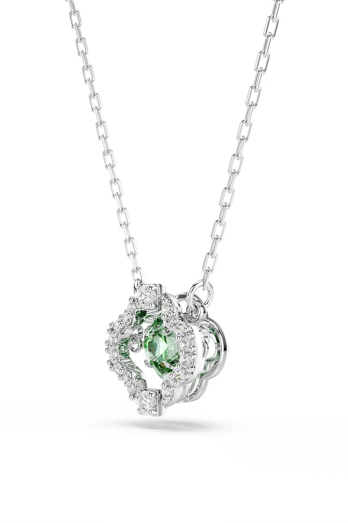Αξεσουάρ Swarovski κολιέ γυναικείο ζιργκόν UNA 5757785 ασημί