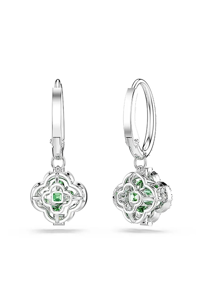Αξεσουάρ Swarovski σκουλαρίκια γυναικεία μεταλλικά ζιργκόν UNA 5758001 ασημί