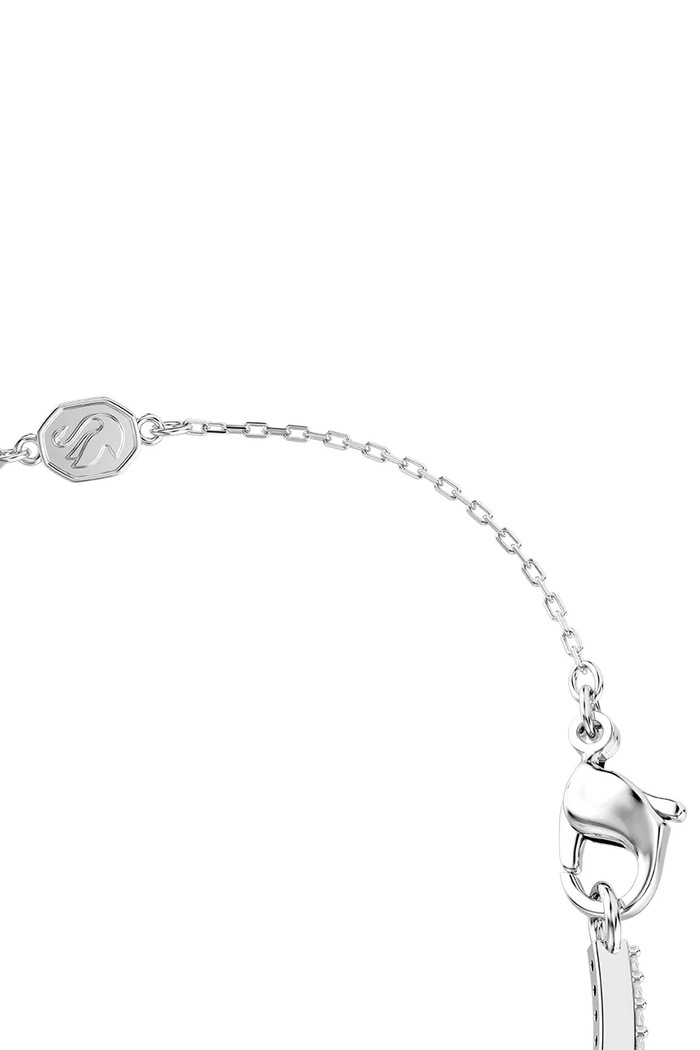 Doplňky Swarovski náramek dámský kovový s kubickým zirkonem UNA 5757791 stříbrná