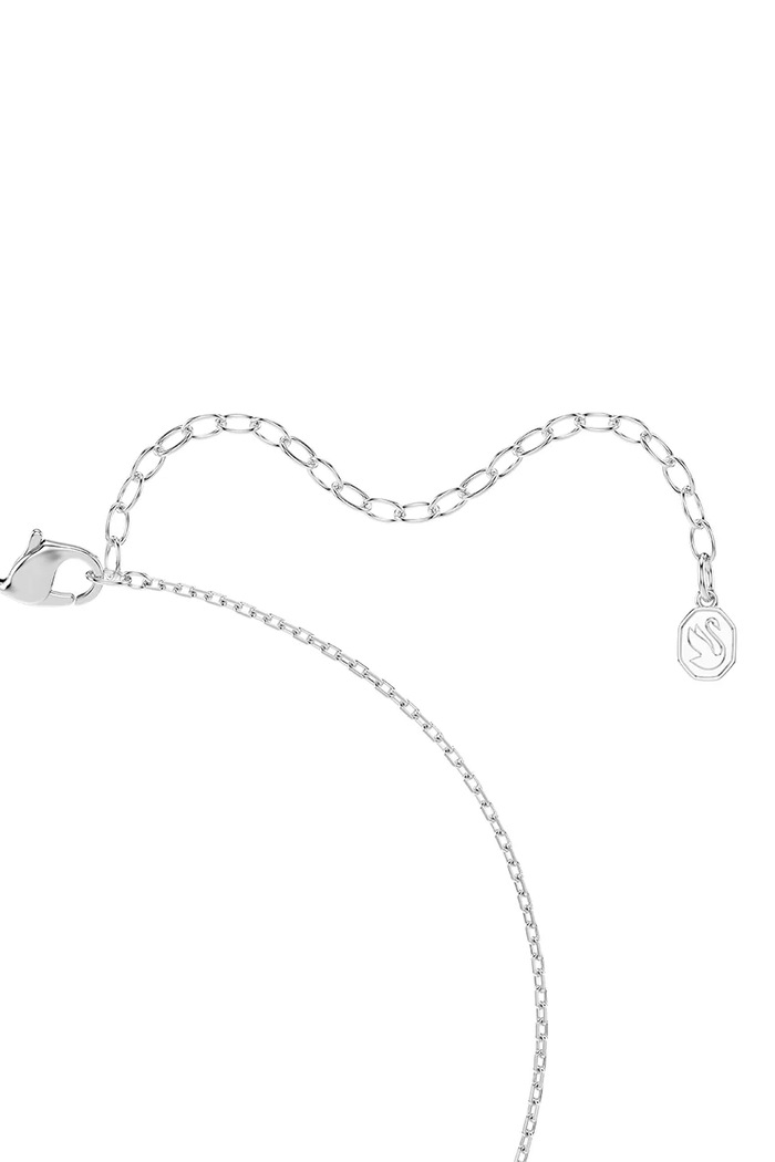 Swarovski κολιέ και σκουλαρίκια γυναικεία μεταλλικά με κρύσταλλο Swarovski UNA 5754343 ασημί