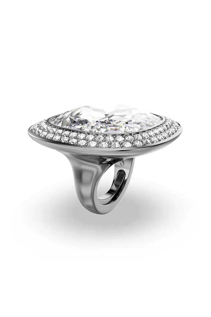 Αξεσουάρ Swarovski δαχτυλίδι γυναικείο κρύσταλλο Swarovski UNA 5760118 ασημί