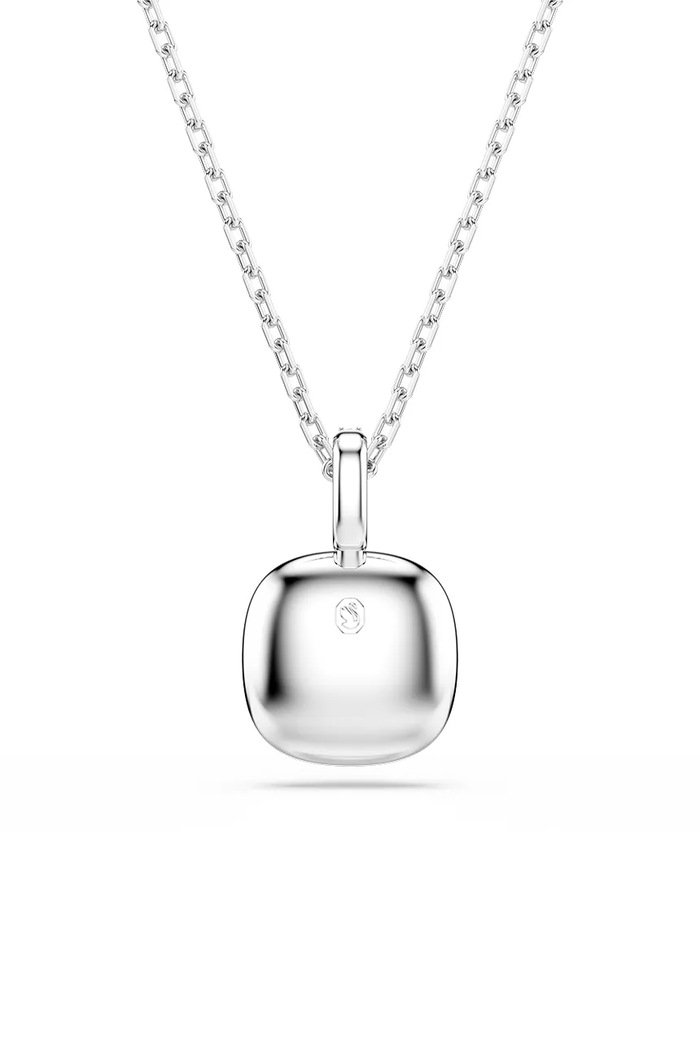Swarovski κολιέ με κρεμαστό γυναικείο μεταλλικό UNA ασημί 5754340