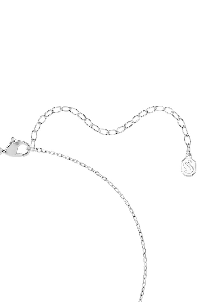 Swarovski κολιέ με κρεμαστό γυναικείο μεταλλικό UNA 5754340 ασημί