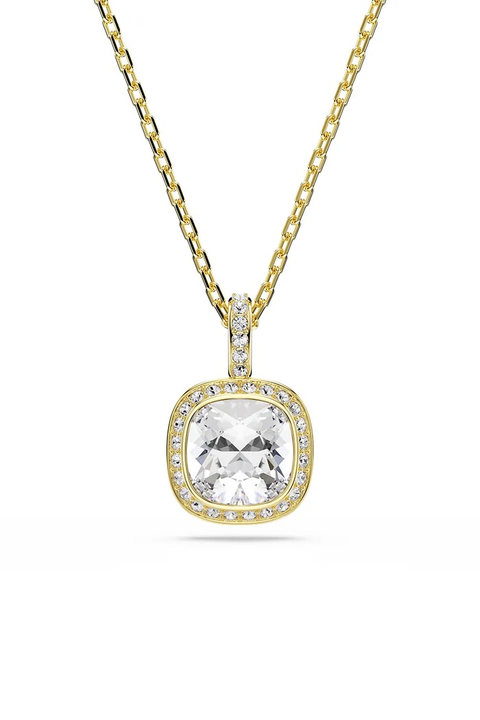 Swarovski κολιέ με κρεμαστό γυναικείο επιχρυσωμένο με κρύσταλλο Swarovski UNA χρυσαφί 5764761