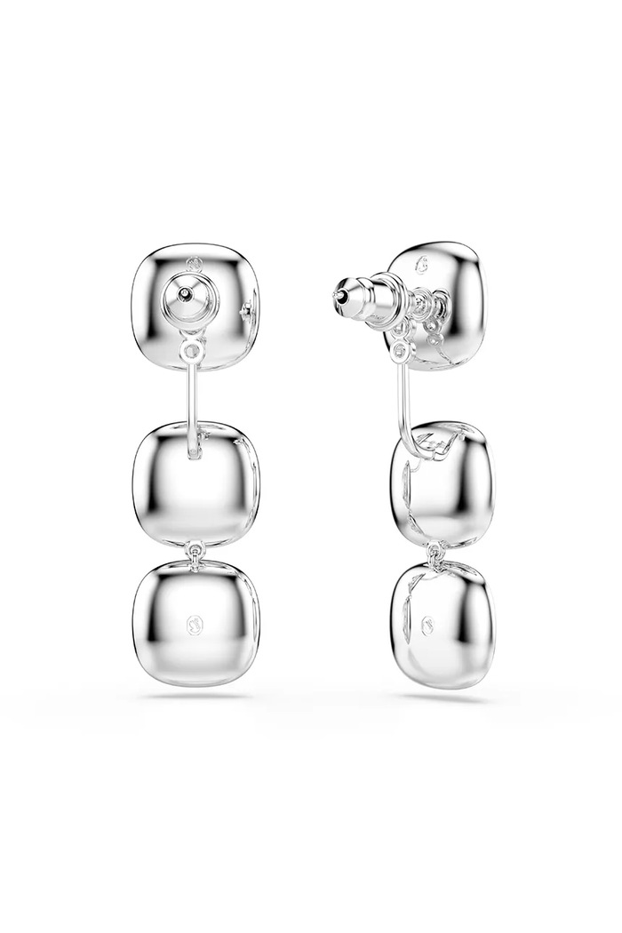 Αξεσουάρ Swarovski σκουλαρίκια Γυναικεία μεταλλικά με κρύσταλλο Swarovski UNA 5754342 ασημί