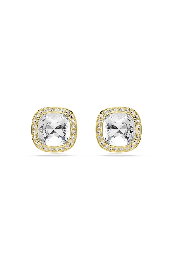 Swarovski σκουλαρίκια γυναικεία επιχρυσωμένα με κρύσταλλο Swarovski UNA χρυσαφί 5764762