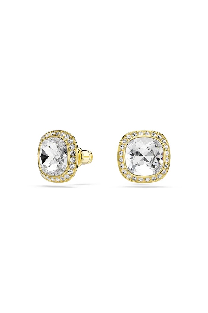 Swarovski σκουλαρίκια γυναικεία επιχρυσωμένα με κρύσταλλο Swarovski UNA 5764762 χρυσαφί AW26