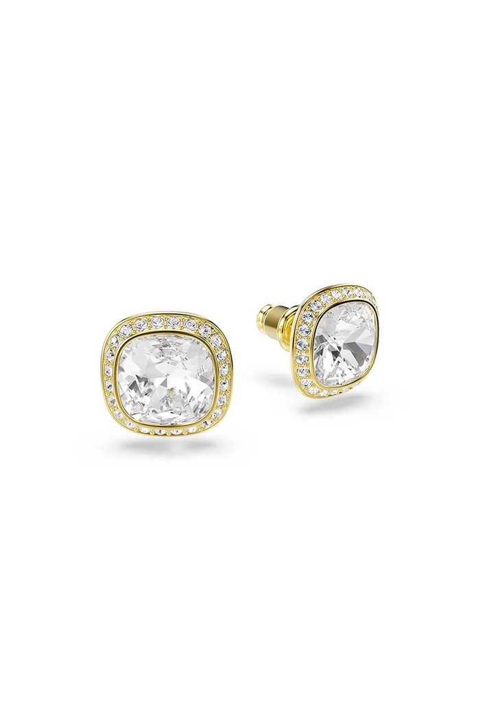 Swarovski σκουλαρίκια γυναικεία επιχρυσωμένα με κρύσταλλο Swarovski UNA χρυσαφί 5764762