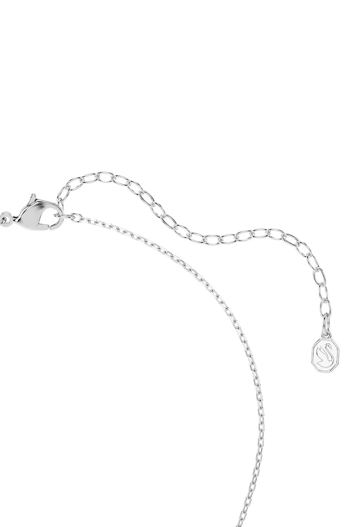 Swarovski κολιέ με κρεμαστό γυναικείο μεταλλικό ζιργκόν 5754347 ασημί