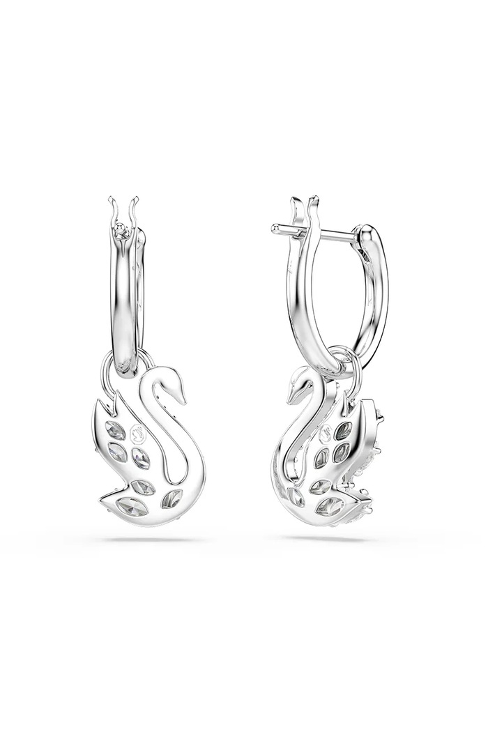 Αξεσουάρ Swarovski σκουλαρίκια γυναικεία μεταλλικά ζιργκόν 5759942 ασημί