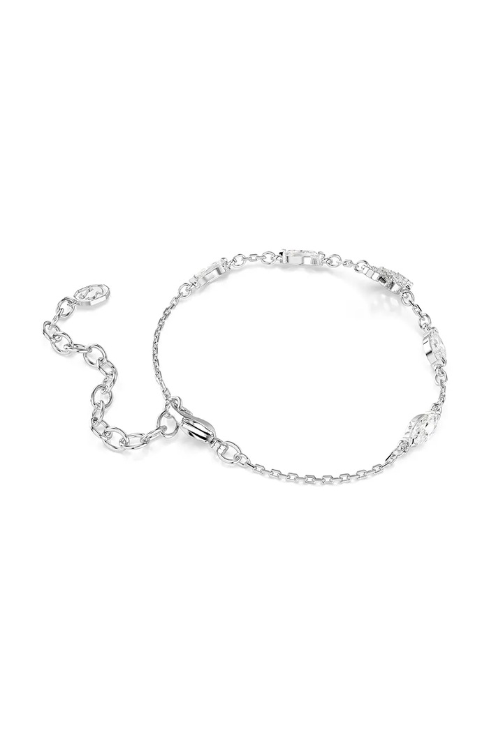 Swarovski βραχιόλι γυναικείο μεταλλικό ζιργκόν ασημί 5758682