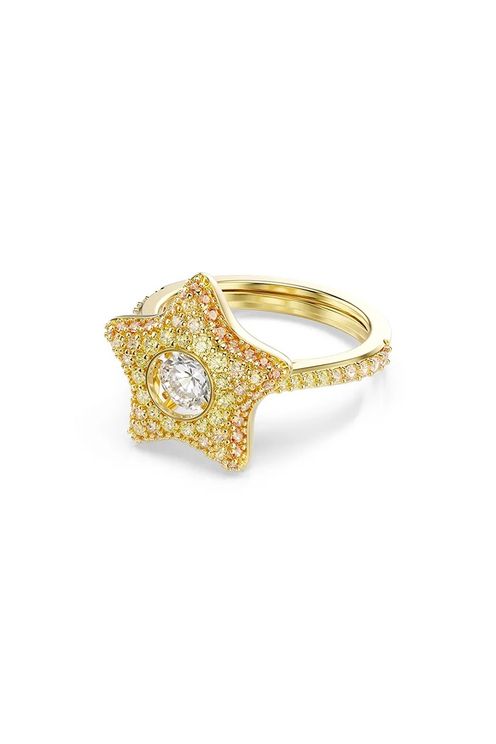 Swarovski пръстен дамски циркон SUBLIMA злато 5767345