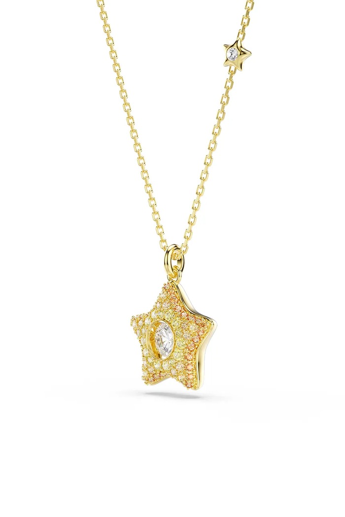 Аксесоари Swarovski дамско колие с висулка позлатен модел с циркон SUBLIMA 5755280 злато