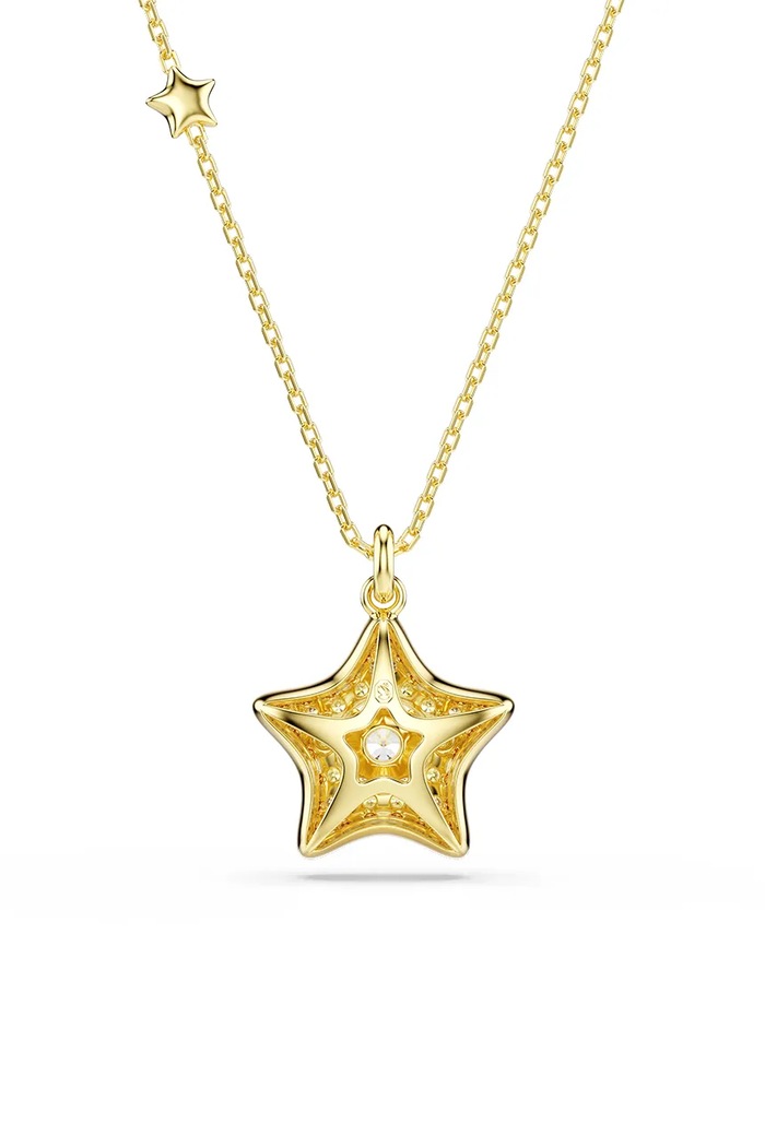 Swarovski дамско колие с висулка позлатен модел с циркон SUBLIMA злато 5755280
