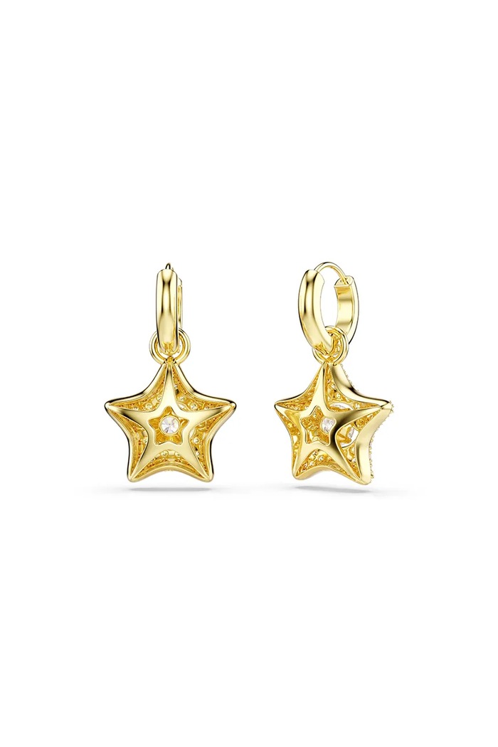 Аксесоари Swarovski обици дамски позлатени с циркон SUBLIMA 5755274 злато
