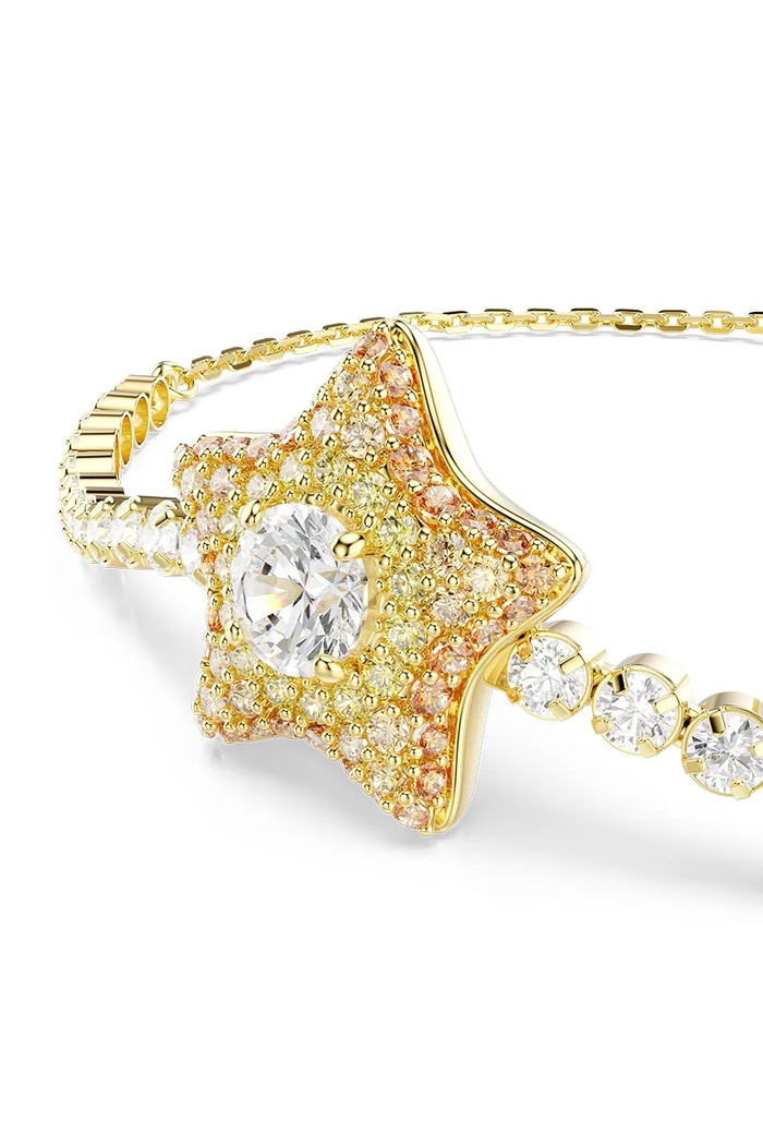 Swarovski náramok dámsky pozlátený zirkónový SUBLIMA 5760559 zlatá AW26