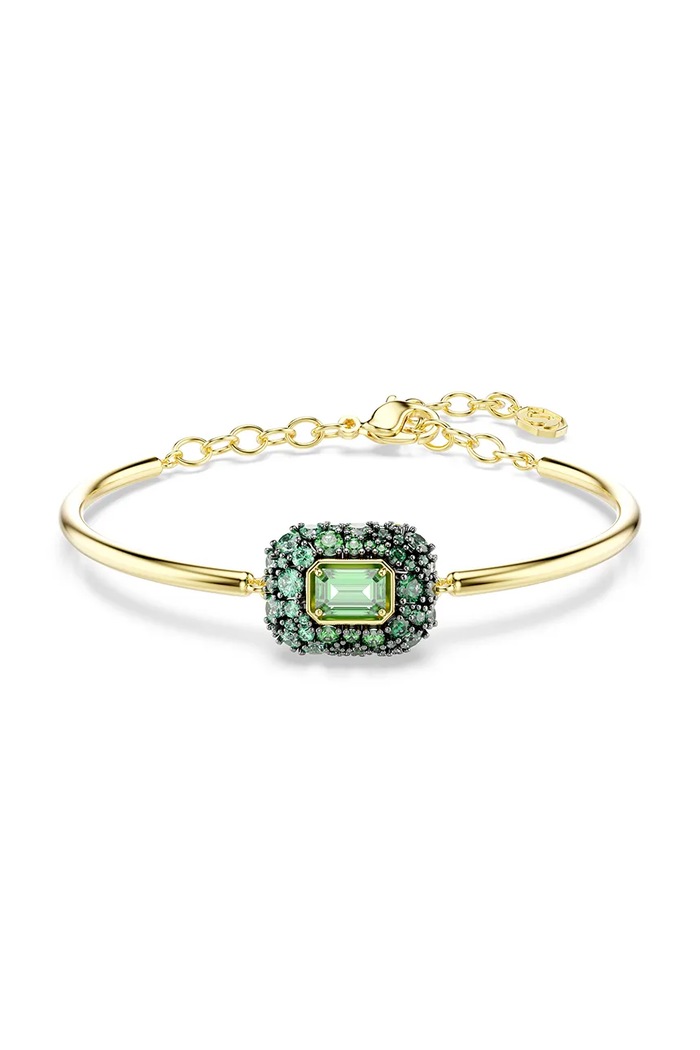 Swarovski náramek dámský pozlacený kovový s kubickým zirkonem SUBLIMA zlatá 5758457
