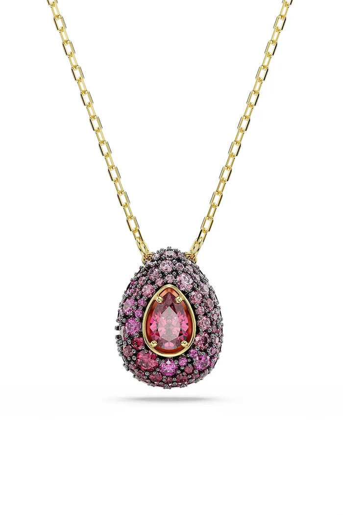 Swarovski комплект прикрас жіночий позолочений з цирконієм SUBLIMA 3 шт. рожевий 5752883
