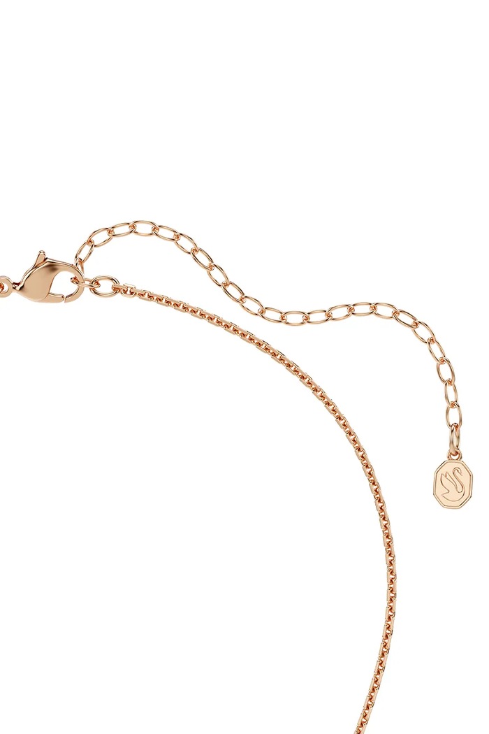Swarovski κολιέ γυναικείο επιχρυσωμένο ζιργκόν SUBLIMA 5764190 χρυσαφί