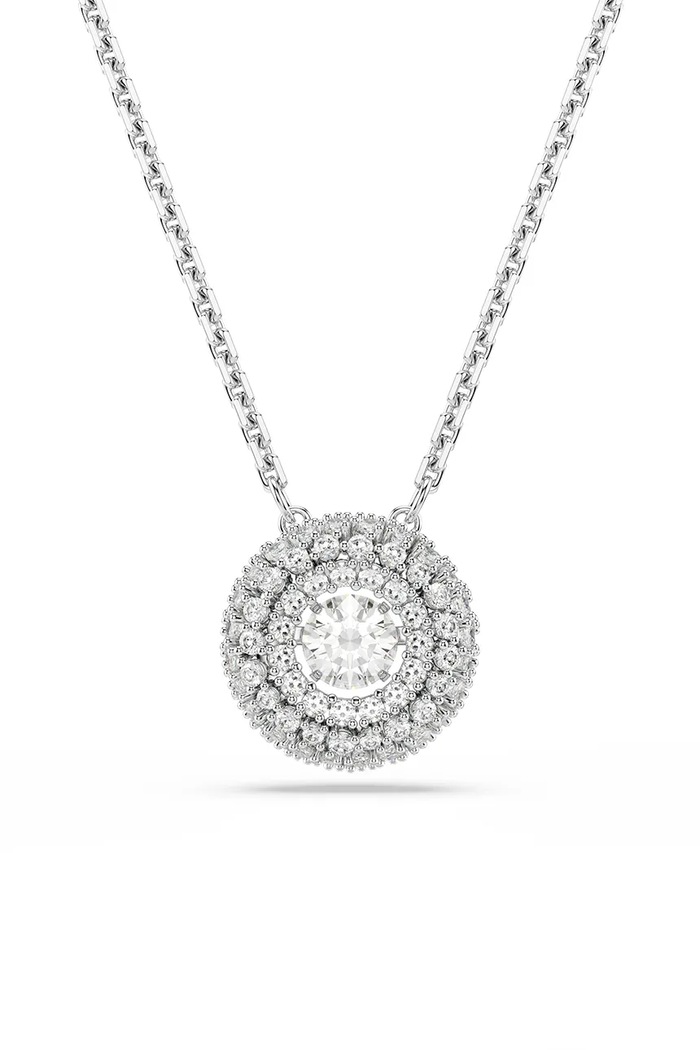 Swarovski κολιέ γυναικείο ζιργκόν SUBLIMA ασημί 5738246