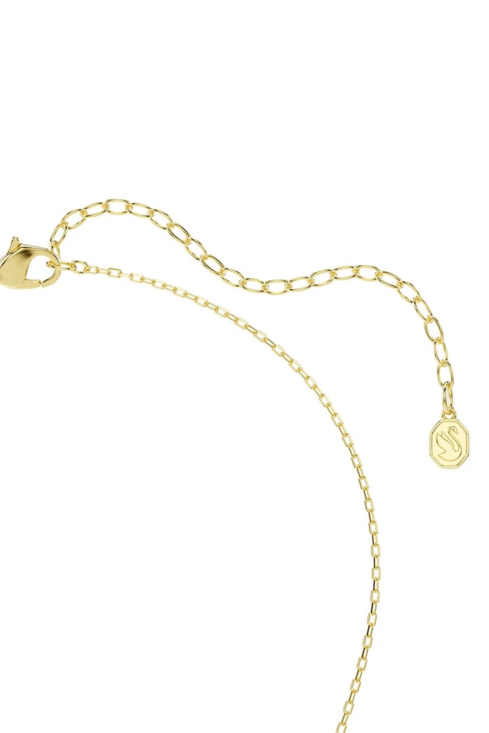 Swarovski řetízek dětský pozlacený kovový s kubickým zirkonem SUBLIMA 5752884 zelená