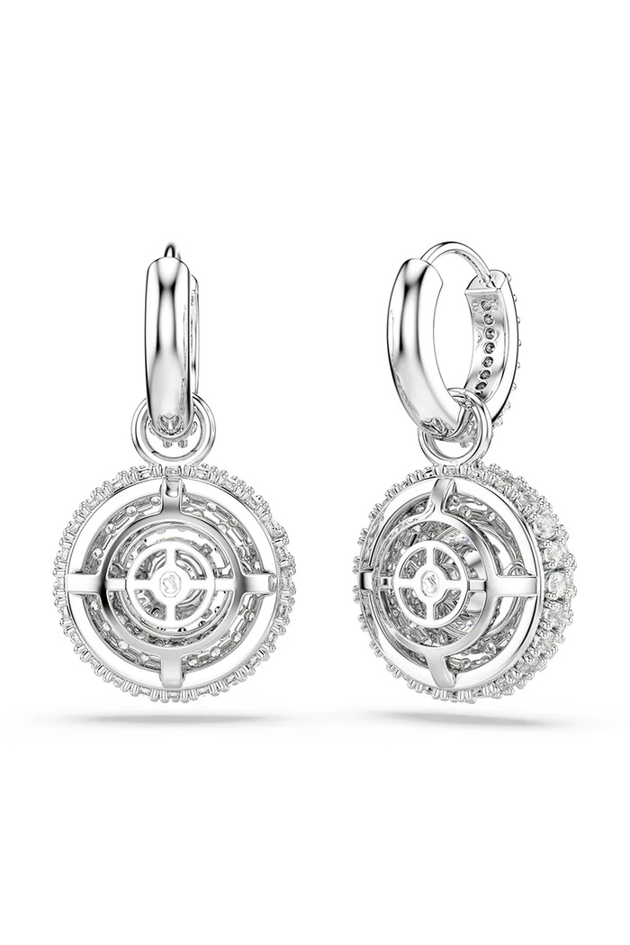 Αξεσουάρ Swarovski σκουλαρίκια γυναικεία μεταλλικά με ζιργκόν SUBLIMA 5738193 ασημί