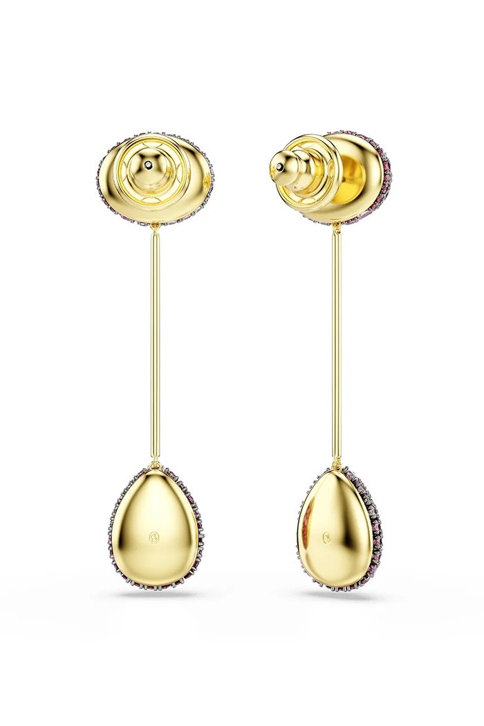 Dodaci Swarovski naušnice za žene pozlaćene s cirkonom SUBLIMA 5752891 roza