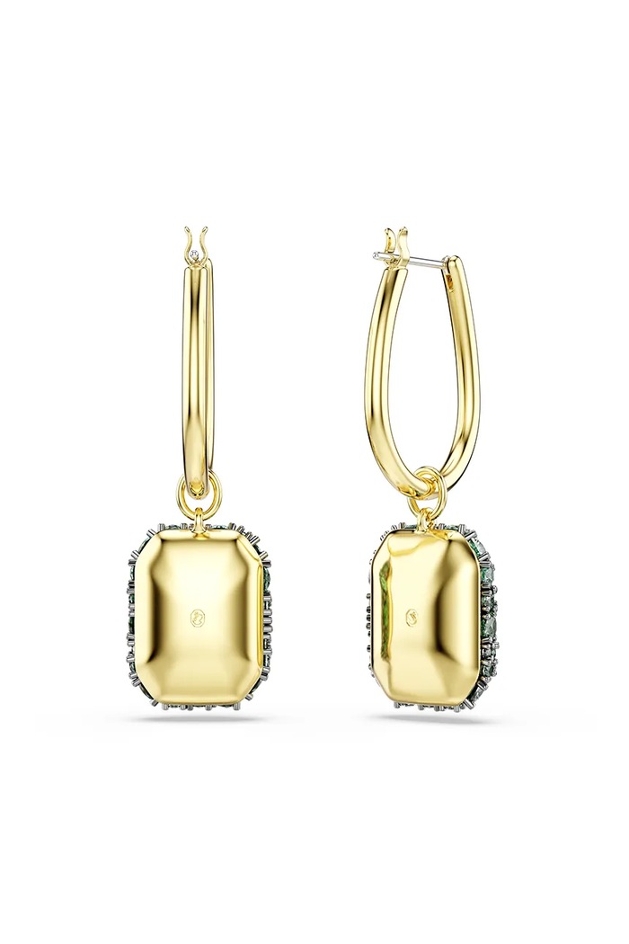 Doplňky Swarovski náušnice dámské pozlacené kubický zirkon SUBLIMA 5752890 zelená