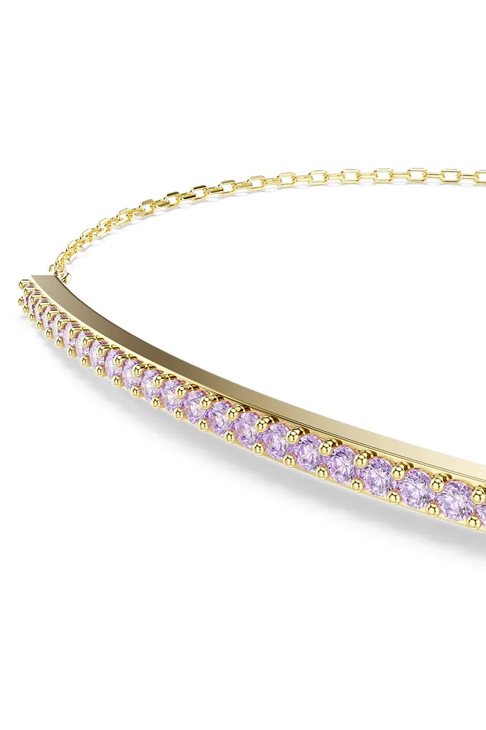 Swarovski βραχιόλι γυναικείο μεταλλικό ζιργκόν 5757795 χρυσαφί AW26
