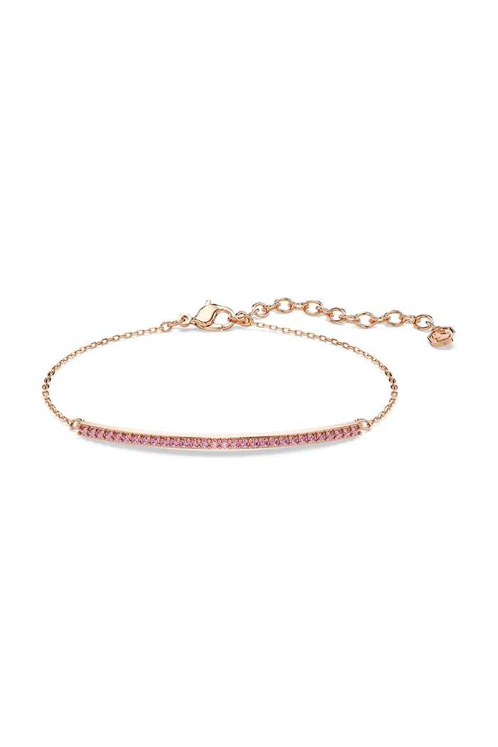 Swarovski βραχιόλι γυναικείο μεταλλικό ζιργκόν χρυσαφί 5757999