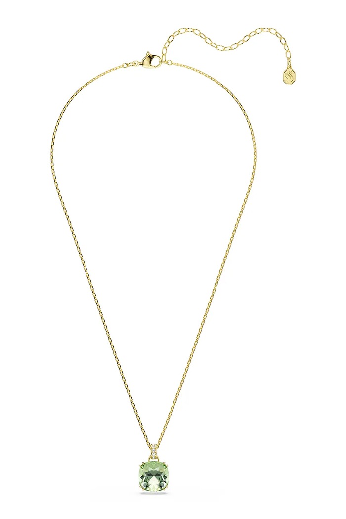 Swarovski náhrdelník s přívěskem dámský pozlacený kov Swarovski krystal MILLENIA 5764821 zelená AW26