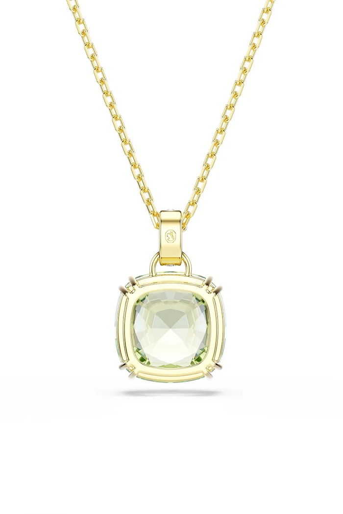 Swarovski náhrdelník s přívěskem dámský pozlacený kov Swarovski krystal MILLENIA zelená 5764821